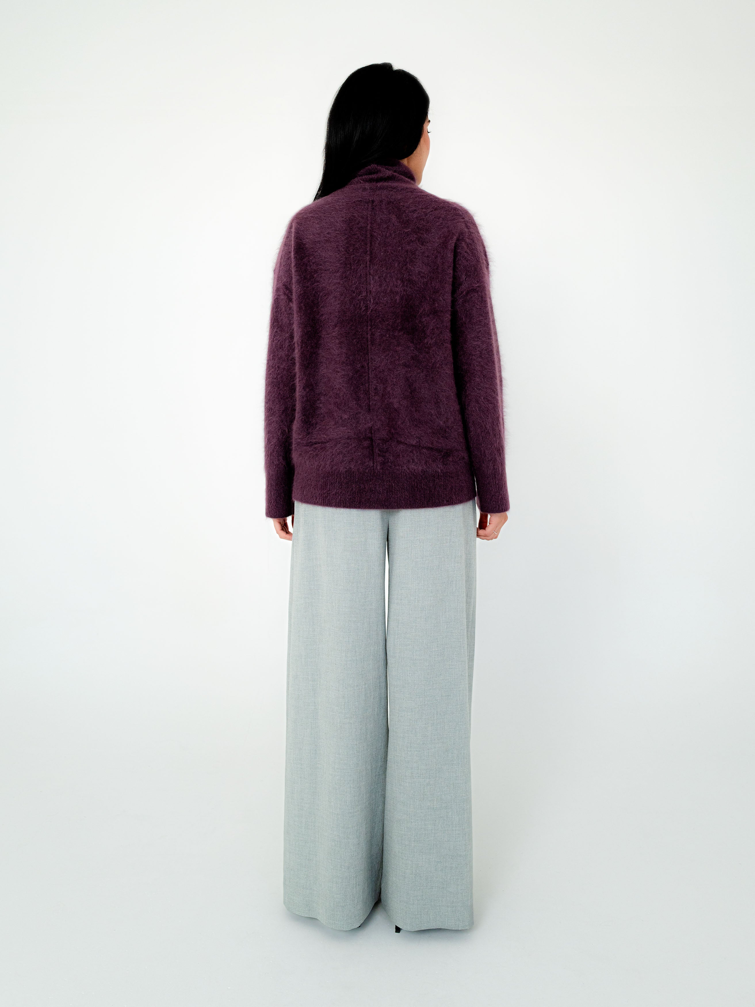 Mae Cashmere Funnel Neck Knit