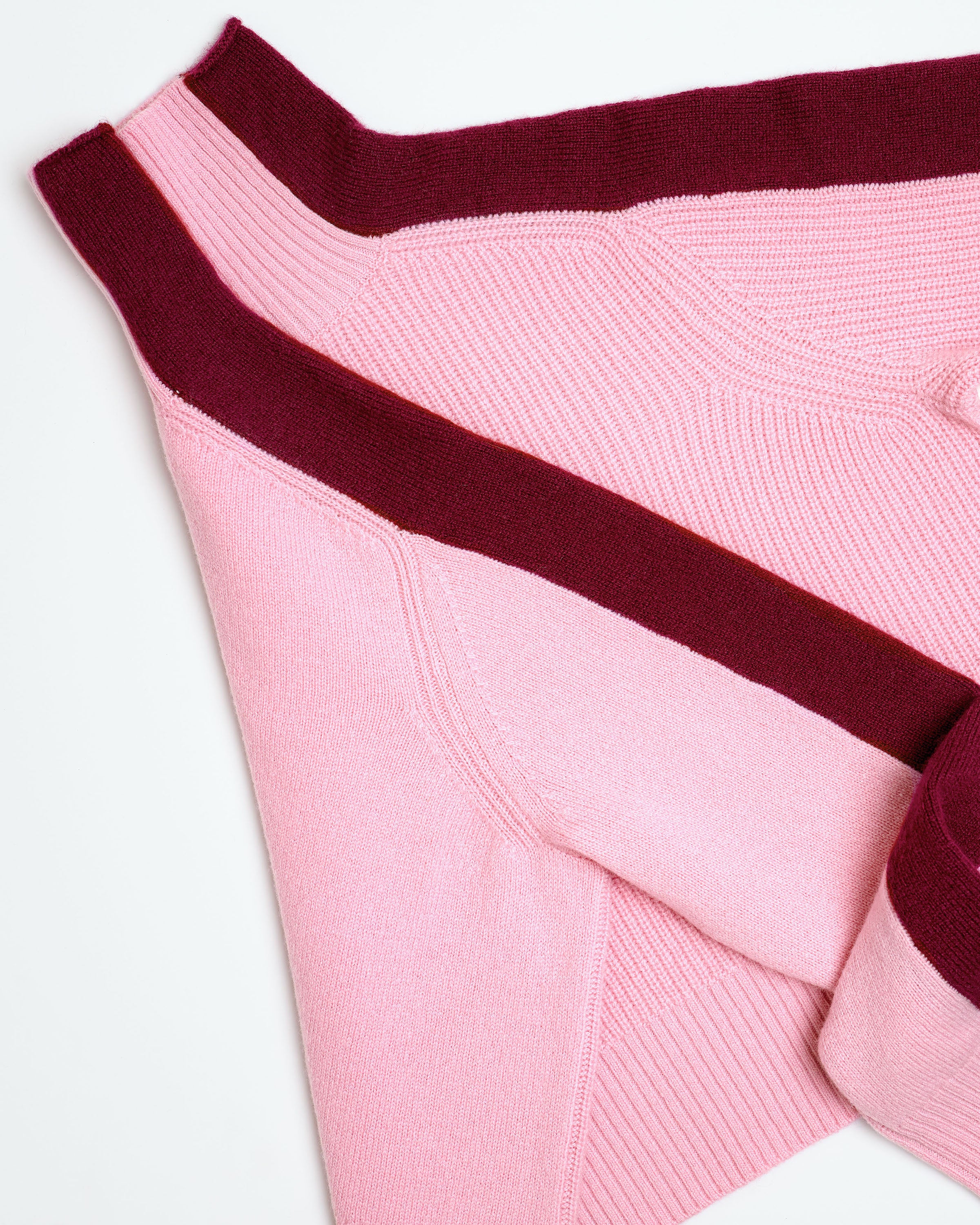 Maine Lambswool Colour Block Knit
