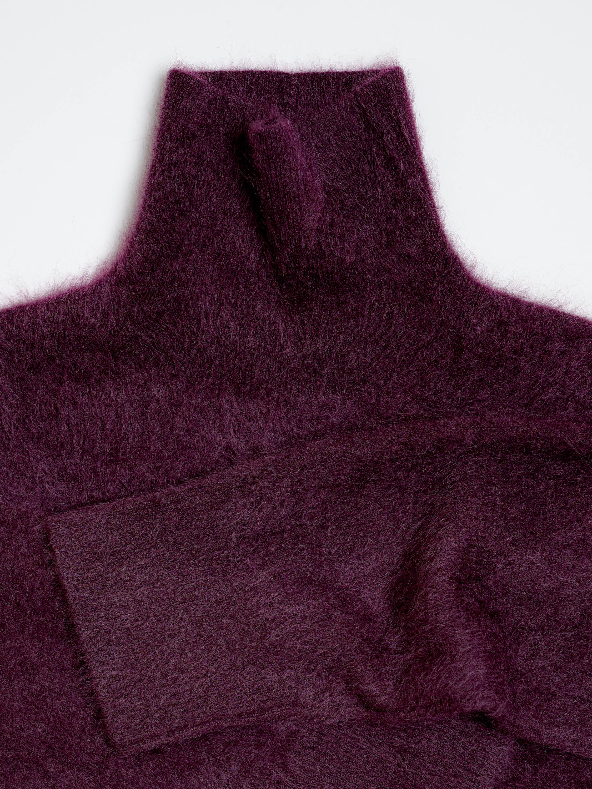 Mae Cashmere Funnel Neck Knit