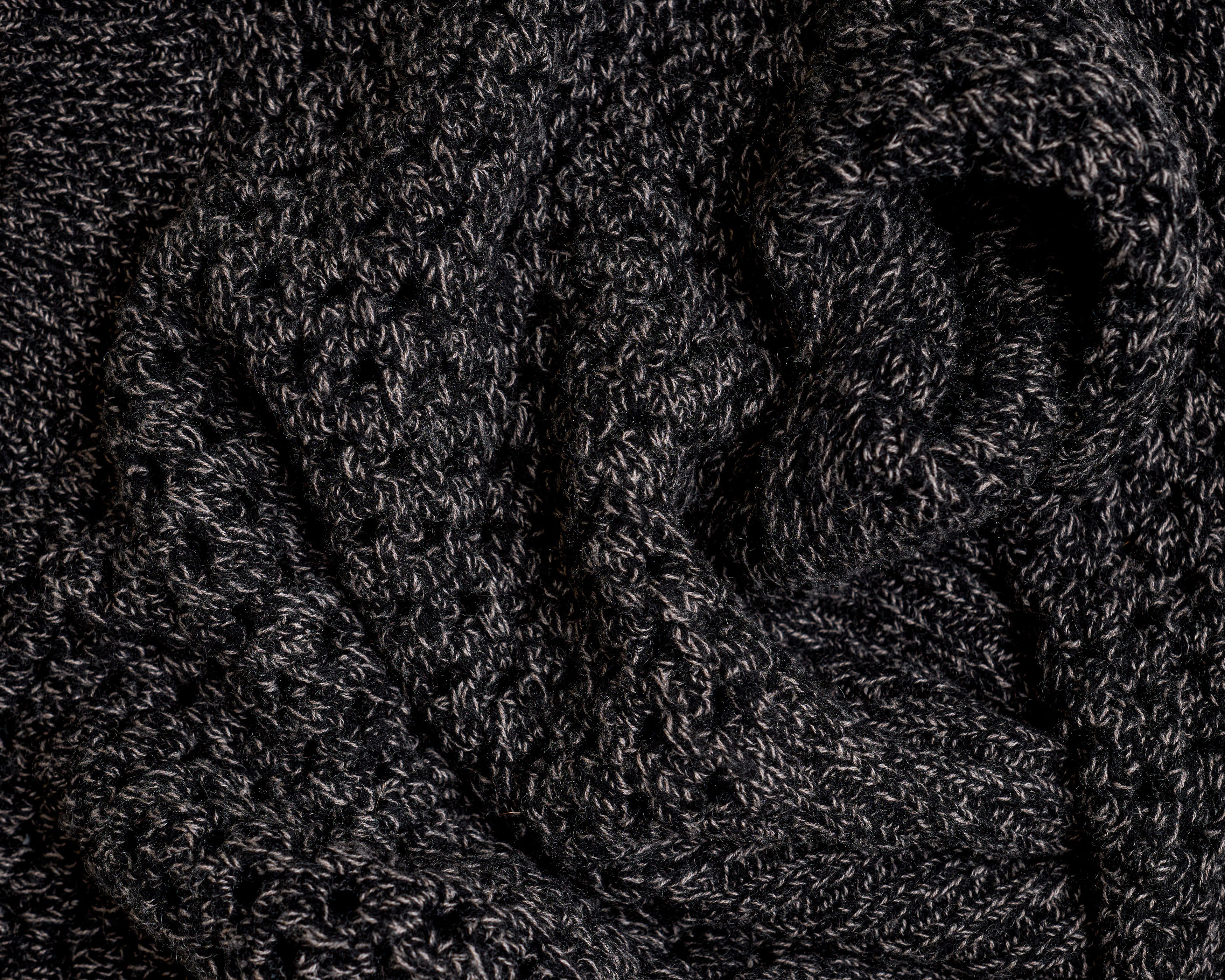 Sable Wool Cashmere Open Knit