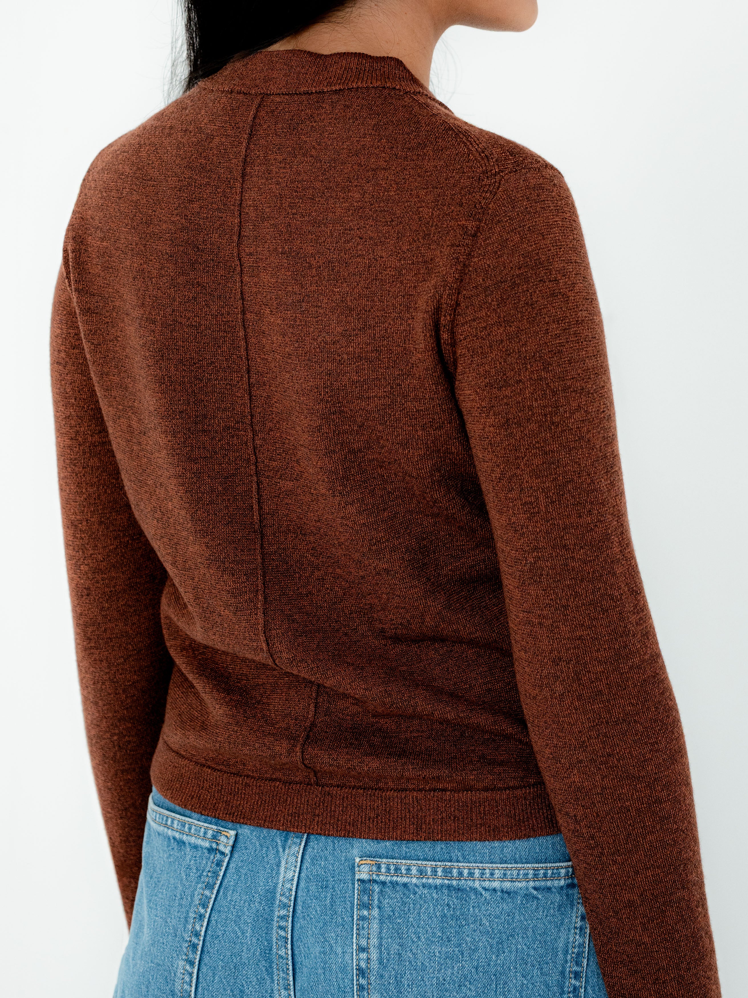 Lea Merino Wool Knit Cardigan