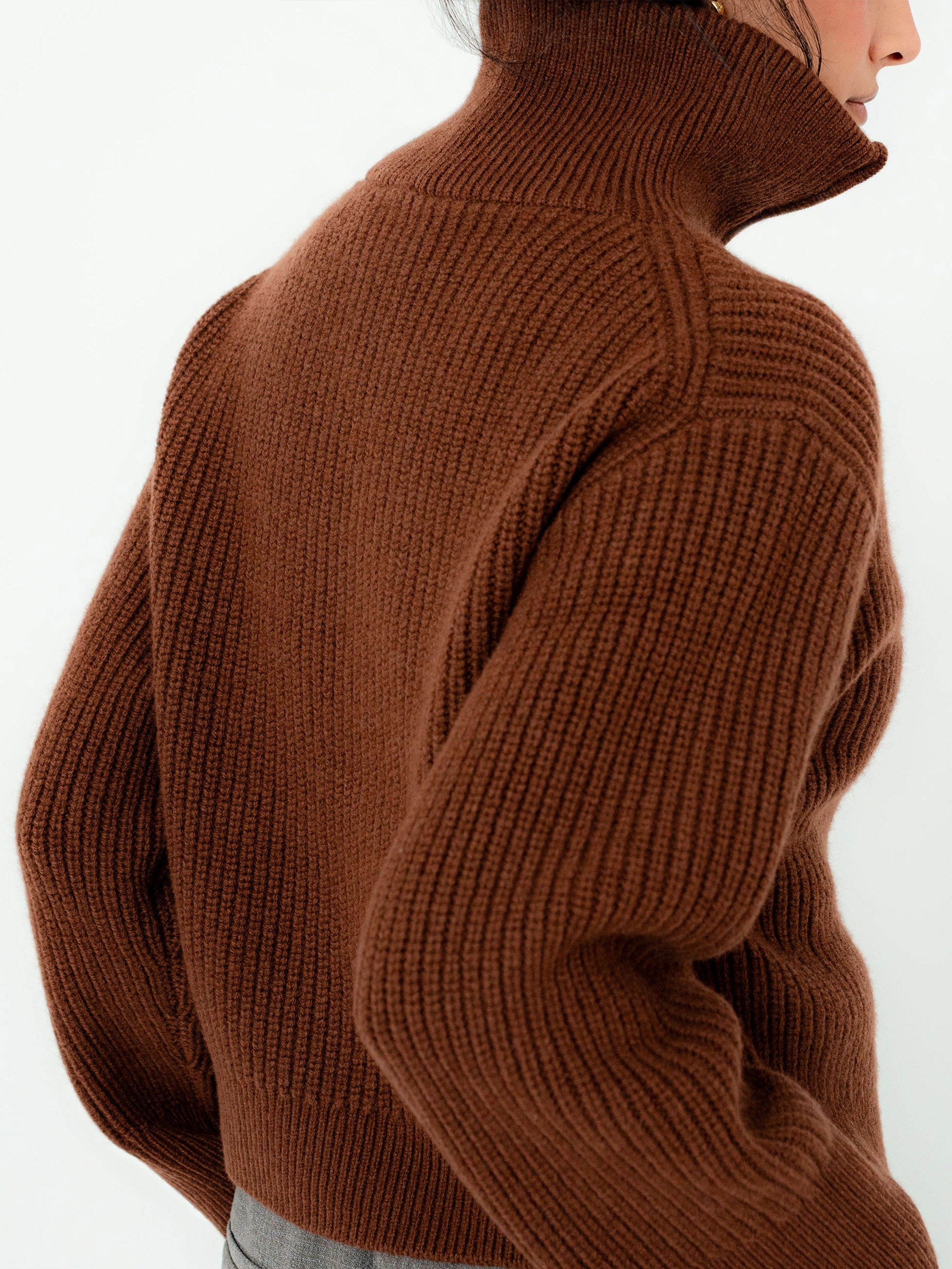 Penn Lambswool Zip Knit Jacket